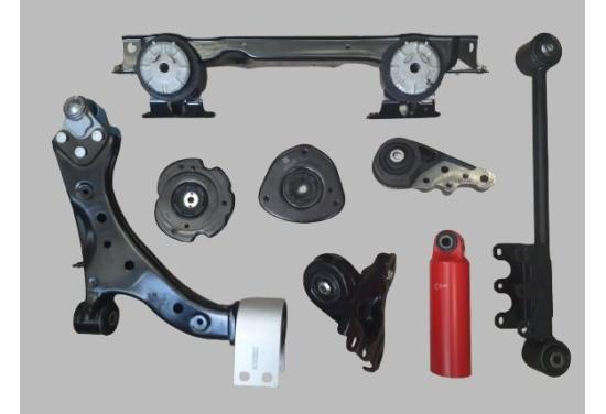 Bushing insertion in automotive components