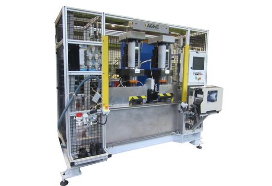 Silent block insertion machine