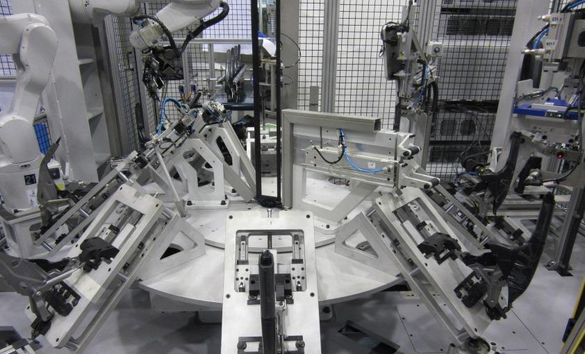 Handbrake automated assembly and control