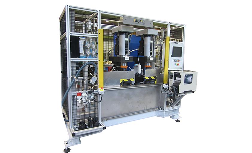 Silent block insertion machine
