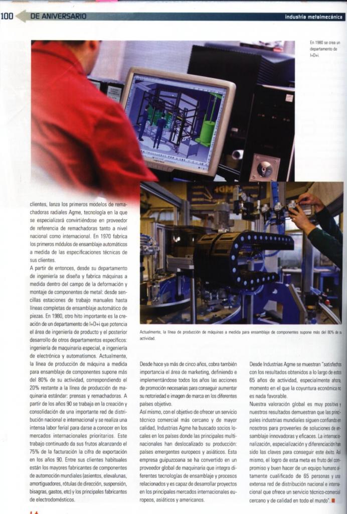 Metalmecánica: AGME cumple 65 años ofreciendo máquinas a medida 3